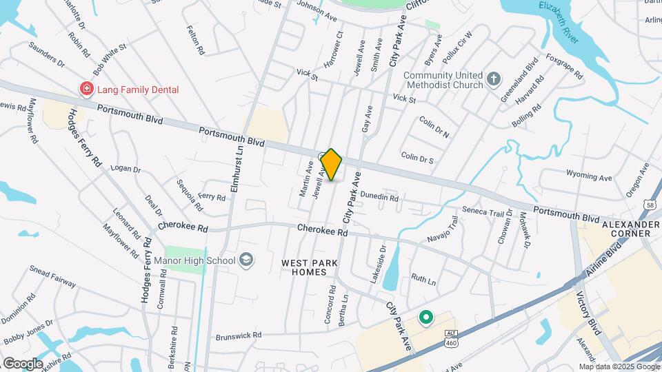 1024 Stanley Rd Map and Location Details