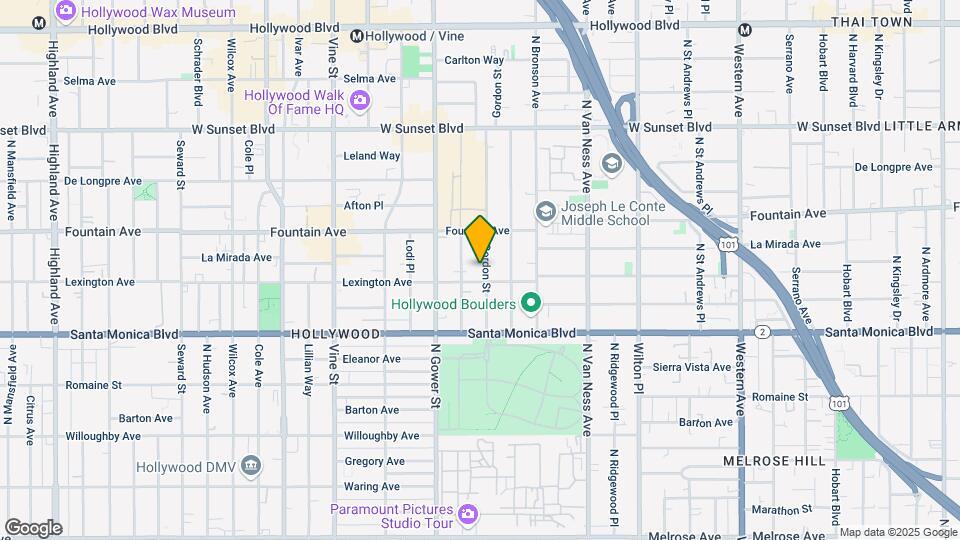 1213 Gordon St Map and Location Details