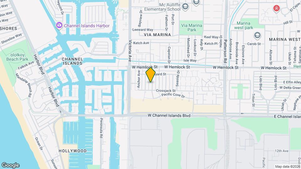 2581 Spinnaker Ave Map and Location Details