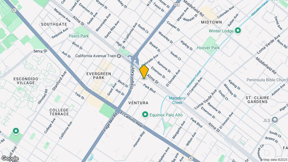 2865 Park Blvd Mapa y Detalles de la Ubicación