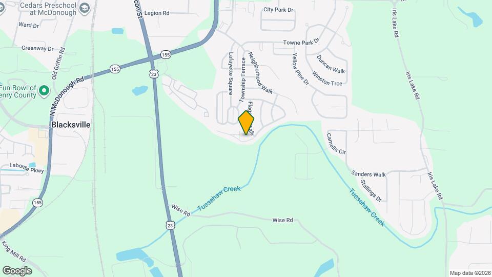 5315 Tussahaw Crossing Map and Location Details