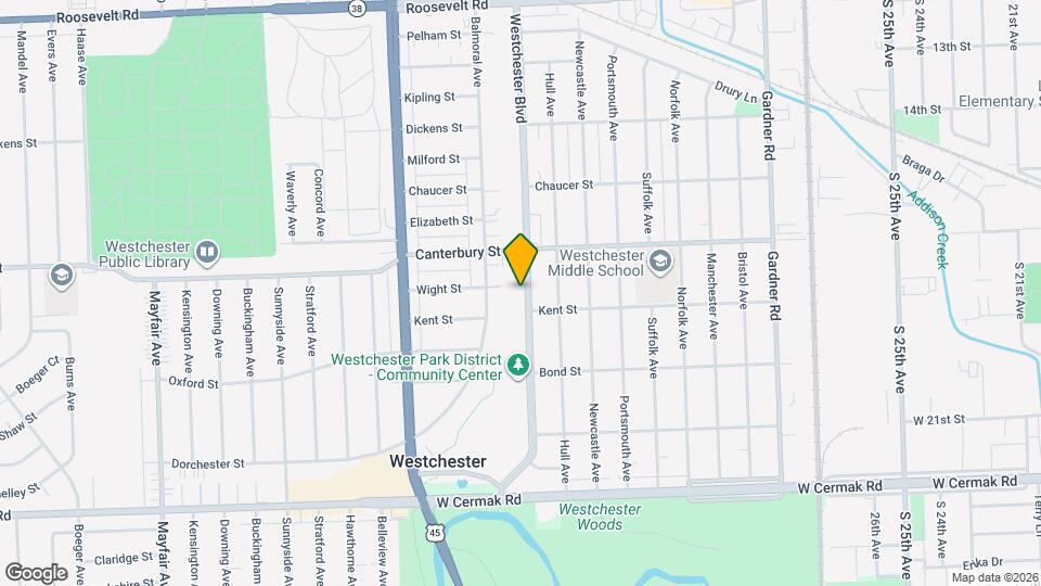 1644 Westchester Blvd Map and Location Details