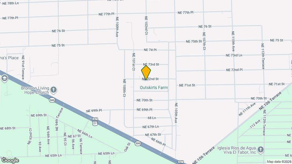 10230 NE 72nd St Map and Location Details