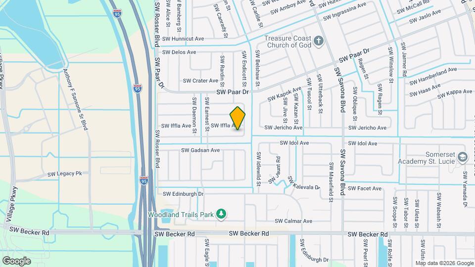 1411 SW Hackensack Ave Map and Location Details