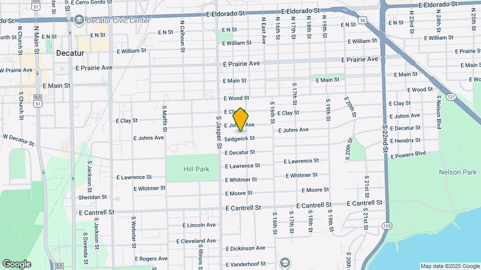 1344 Sedgwick St Map and Location Details