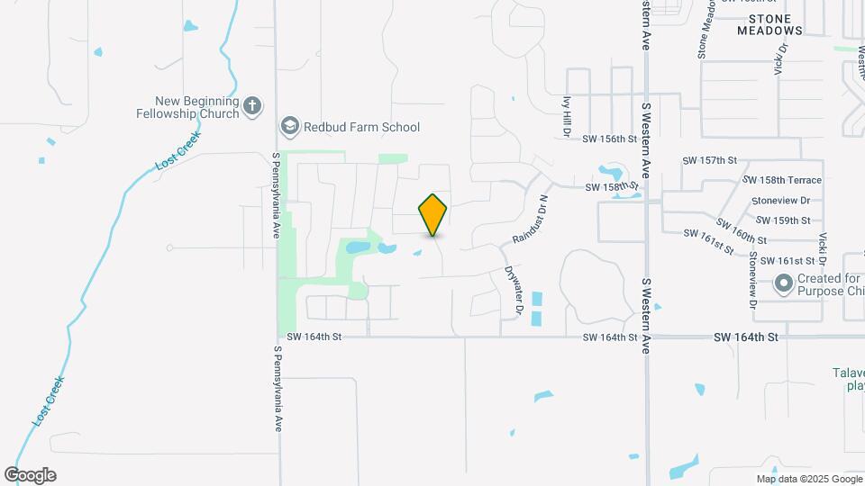 16105 Wolf Crk Wy Map and Location Details