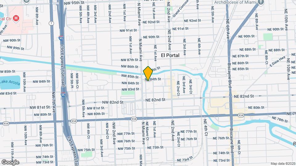 8321 NE Miami Ct Mapa y Detalles de la Ubicación