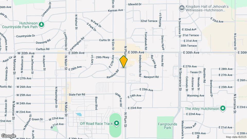 2801 N Plum St Mapa y Detalles de la Ubicación