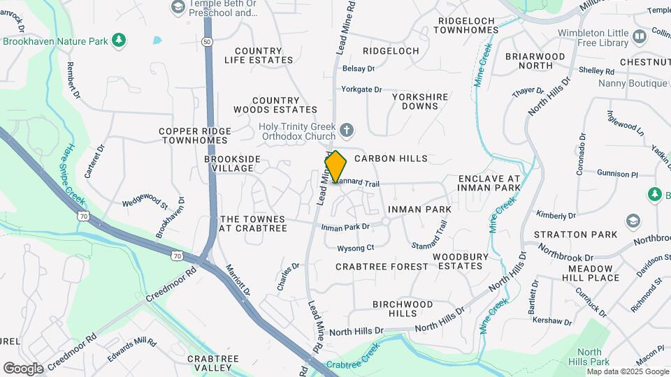 Inman Park Map and Location Details