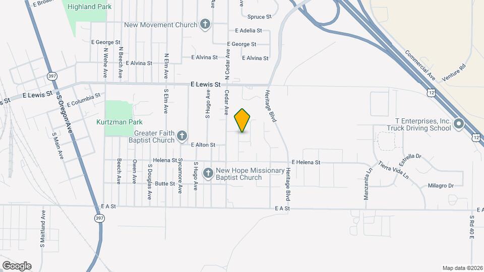 409 Whitefish Ln Map and Location Details