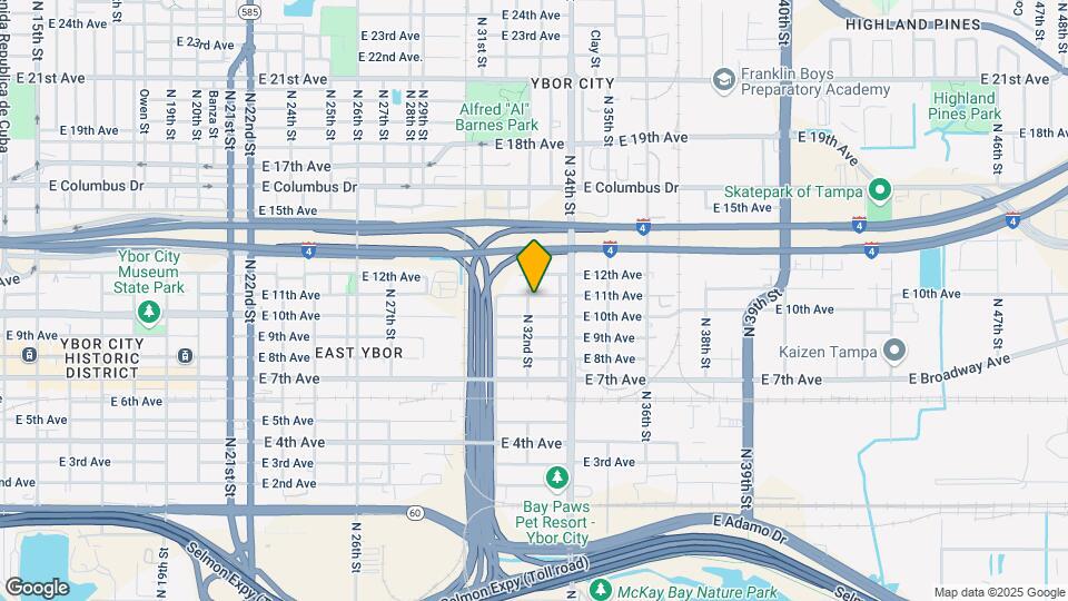 3203 E 11th Ave Map and Location Details