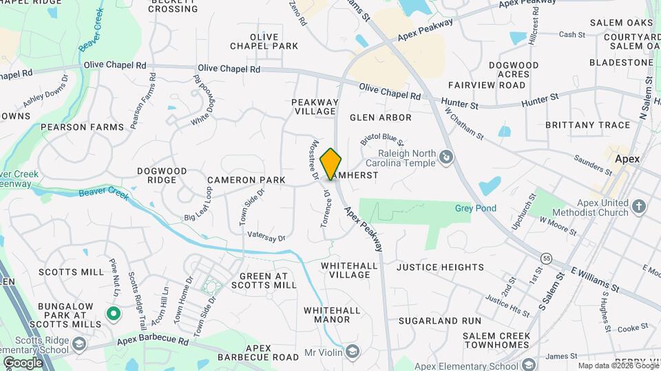 1029 Torrence Dr Map and Location Details