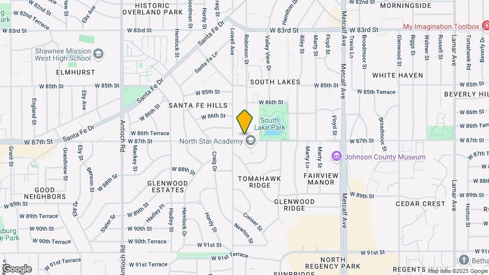 8660 Robinson St Map and Location Details