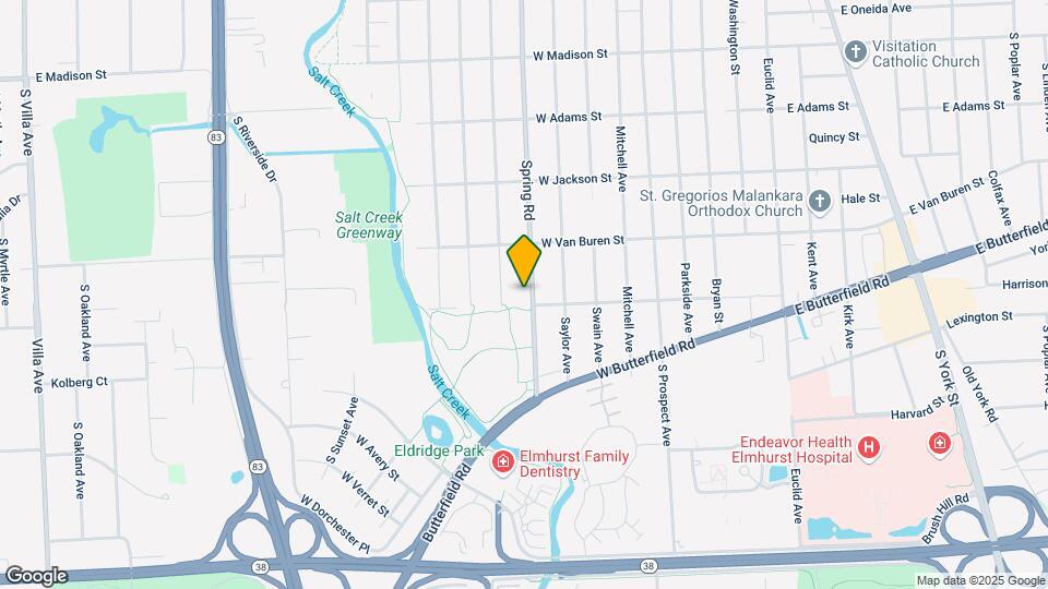 980 Spring Rd Map and Location Details
