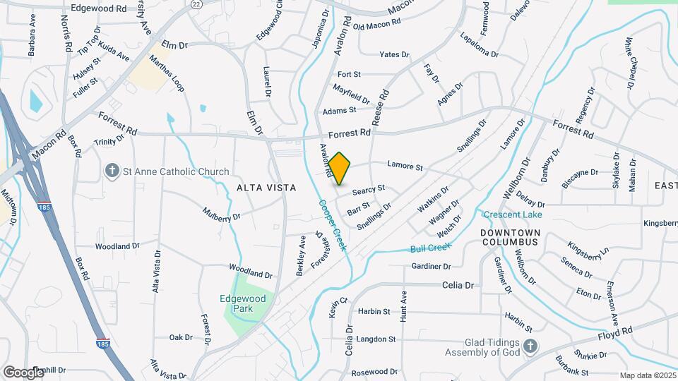 4201 Searcy St Map and Location Details
