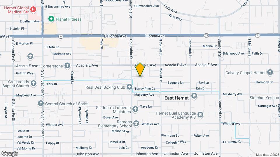 41081 Beachwood Ave Map and Location Details