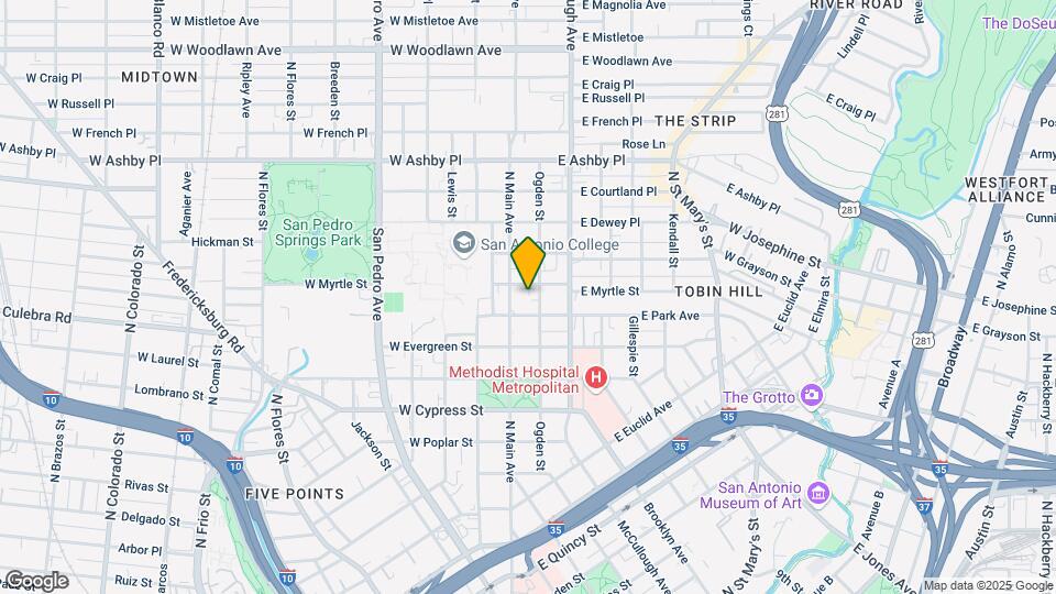 130 E Myrtle St Map and Location Details