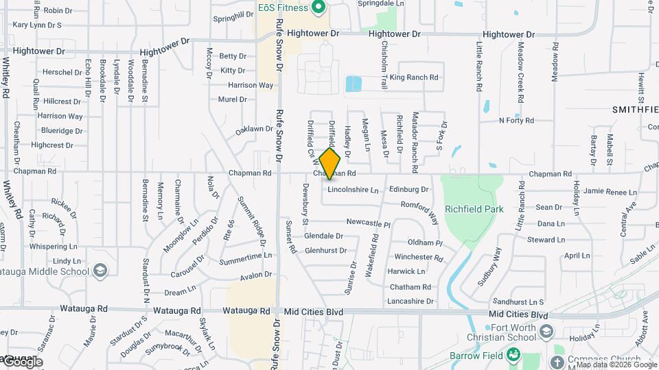 6905 Lincolnshire Ln Map and Location Details