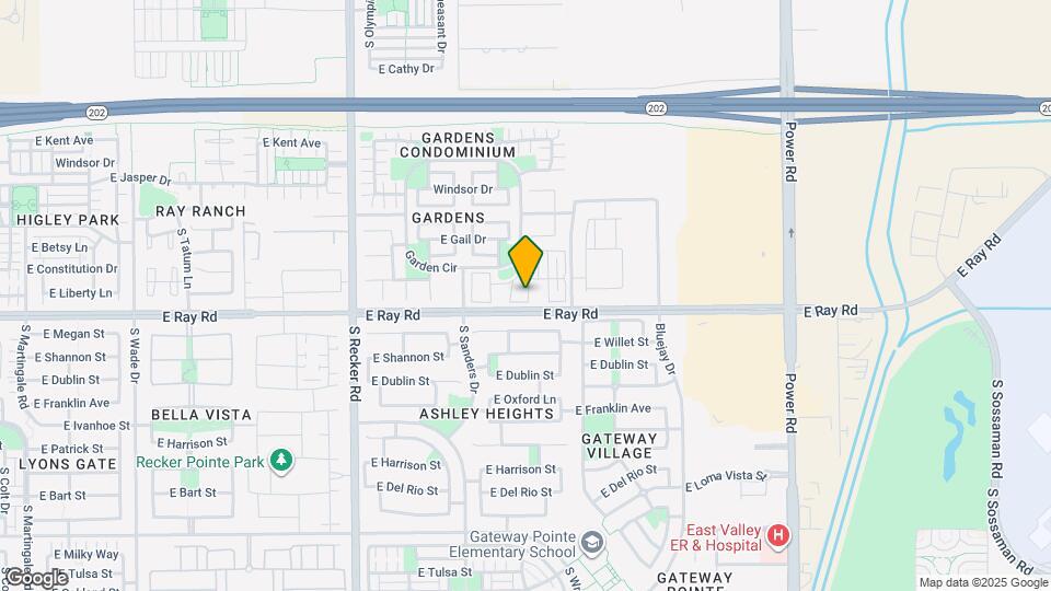 1568 S Jacana Ln Map and Location Details