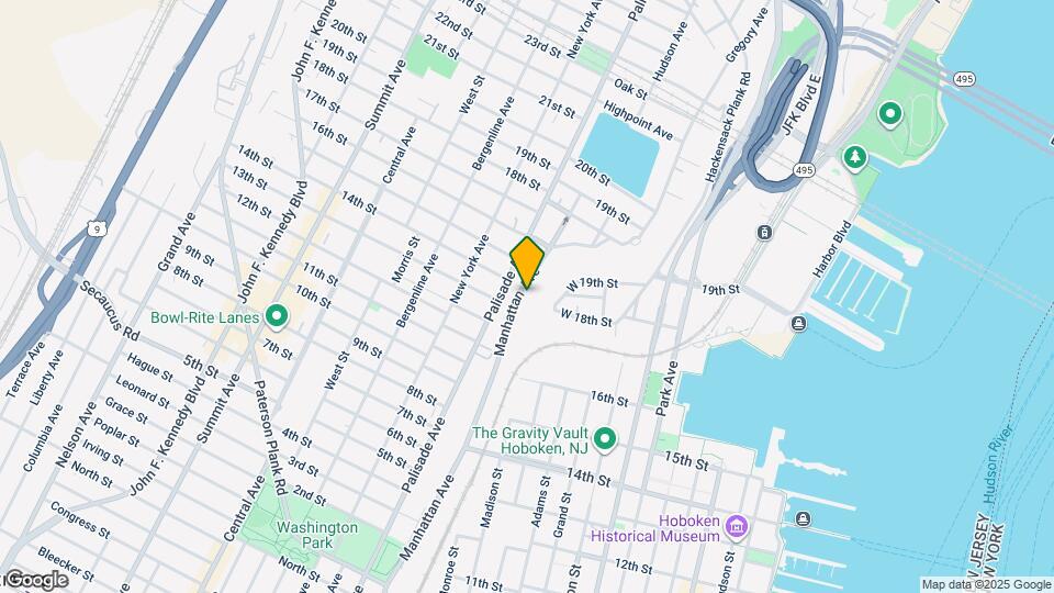 1306 Manhattan Ave, Unit BR Map and Location Details