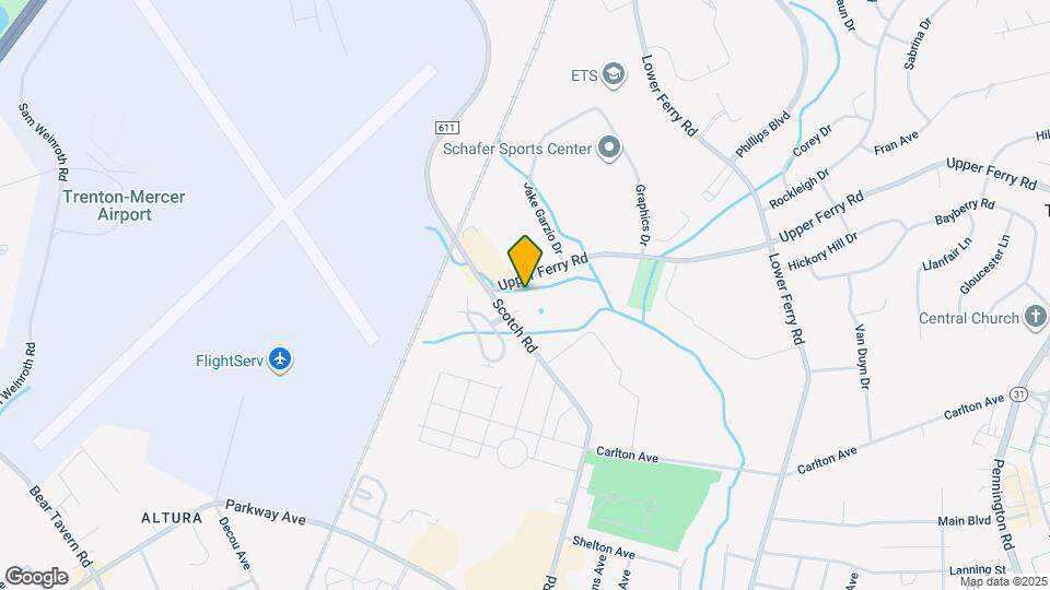 261 Upper Ferry Rd Map and Location Details