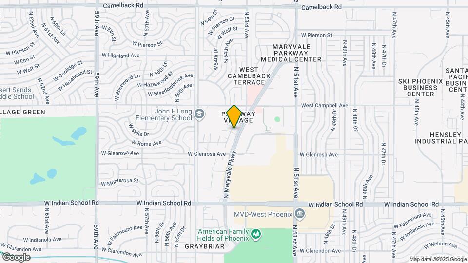 4401 N 53rd Ln Map and Location Details