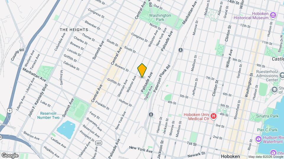 282 New York Ave Map and Location Details