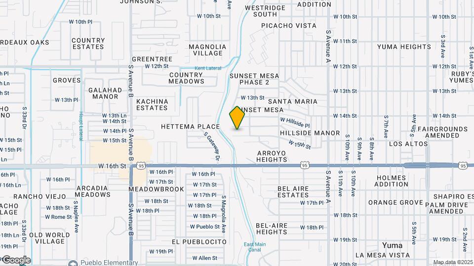 1628 W 15th St Map and Location Details