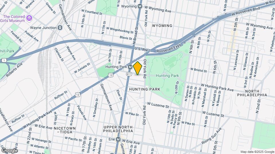 1330 W Hunting Park Ave Map and Location Details
