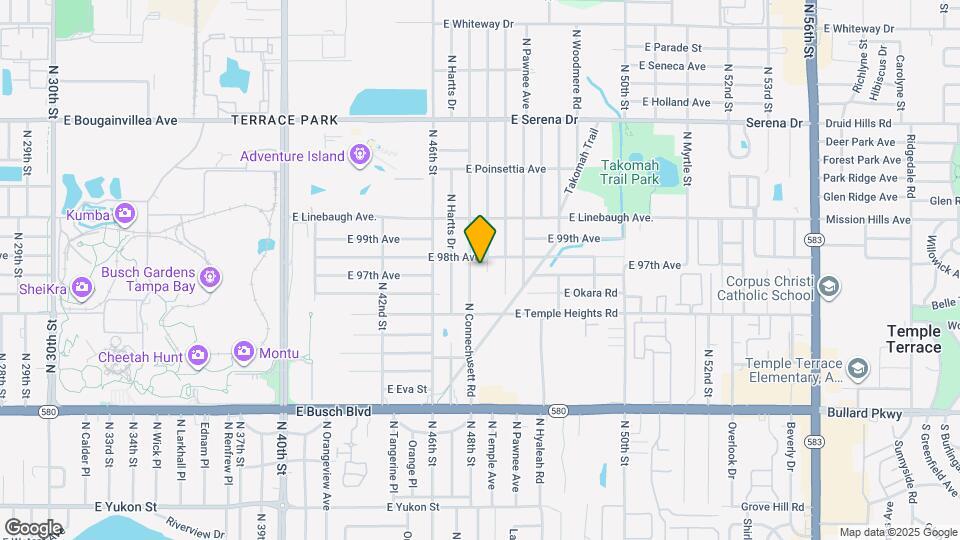 9622 N Ojus Dr Map and Location Details