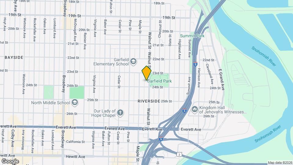 2324 Walnut St Map and Location Details