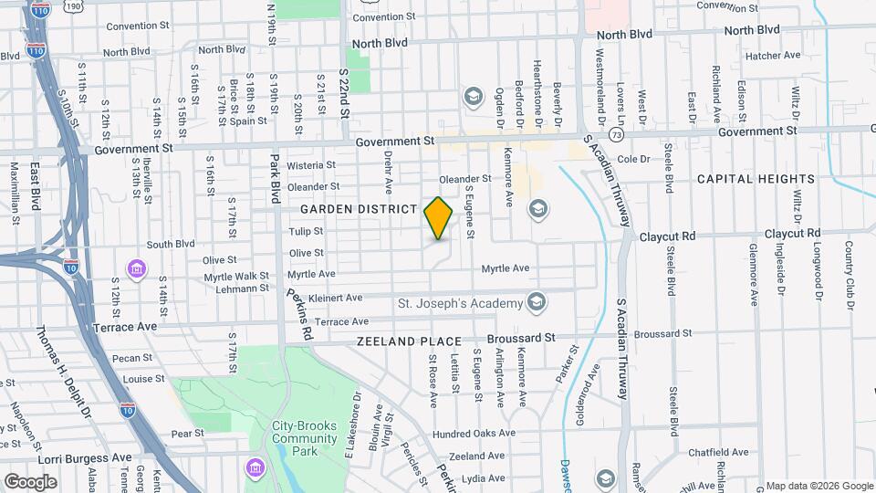 2538 Olive St Map and Location Details