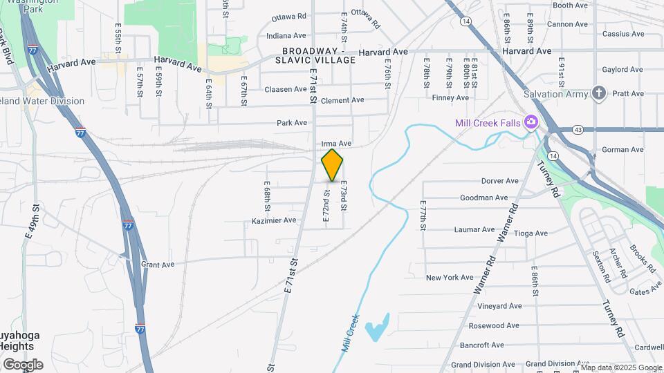 7206 Rathbun Ave Map and Location Details