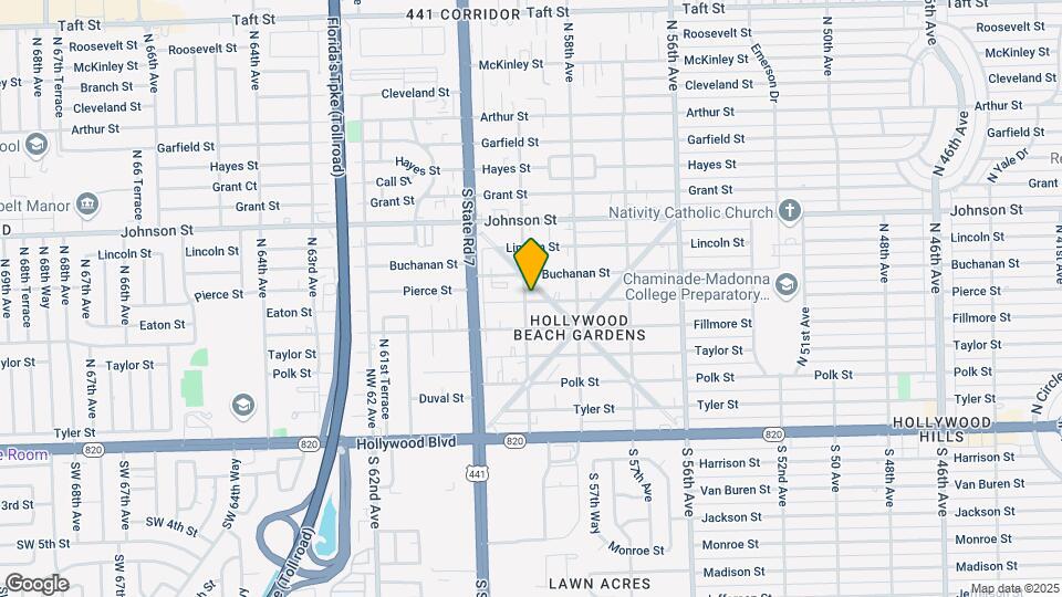 5837 Pierce St-Unit -3 Map and Location Details