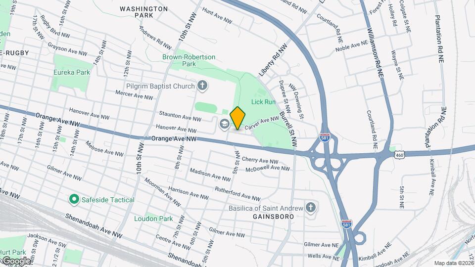 416 Hanover Ave NW Map and Location Details