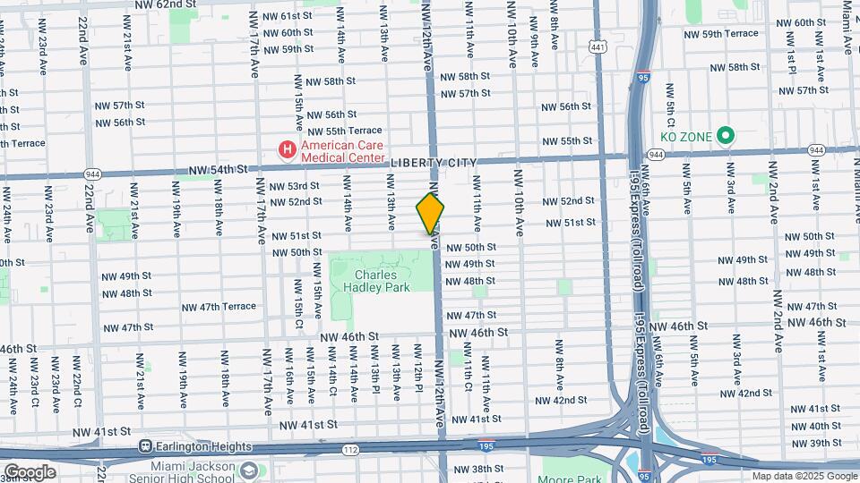 5050 NW 12th Ave Map and Location Details