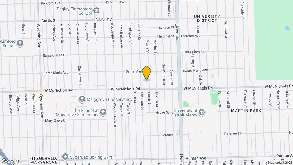 17139 Prairie St Map and Location Details