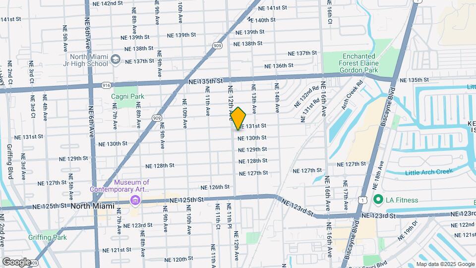 1211 NE 130th St Mapa y Detalles de la Ubicación