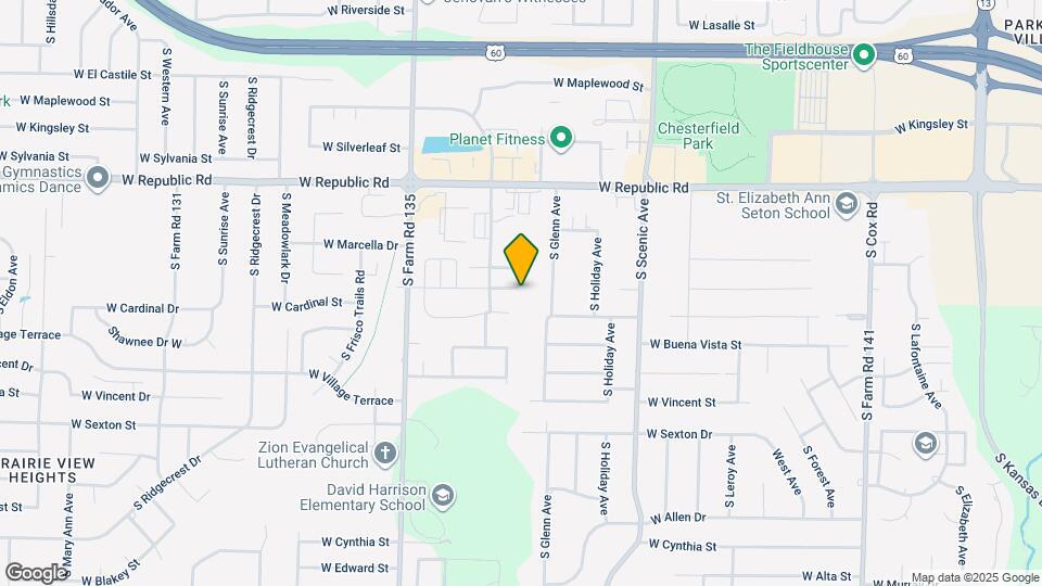 2930 W Cardinal St Map and Location Details