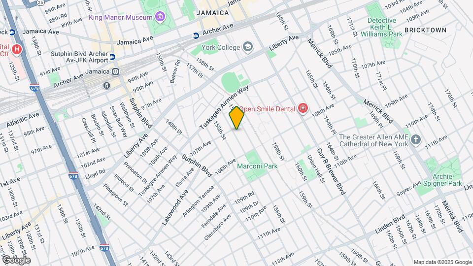 107-09 156th St Map and Location Details