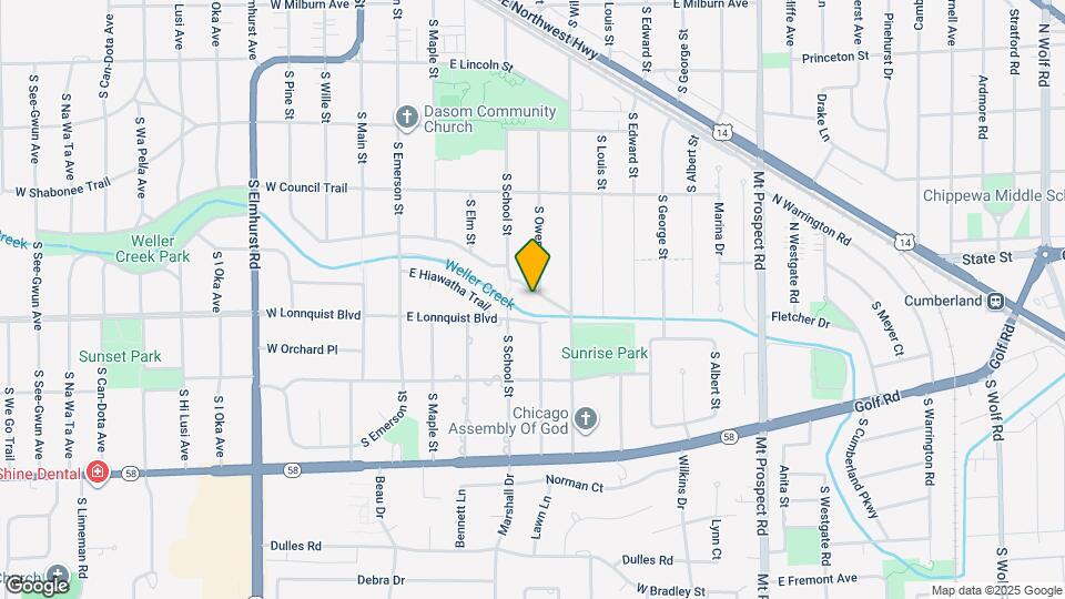 407 E Berkshire Ln Map and Location Details