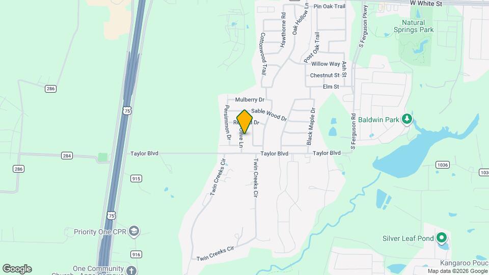 1829 Olive Ln Map and Location Details