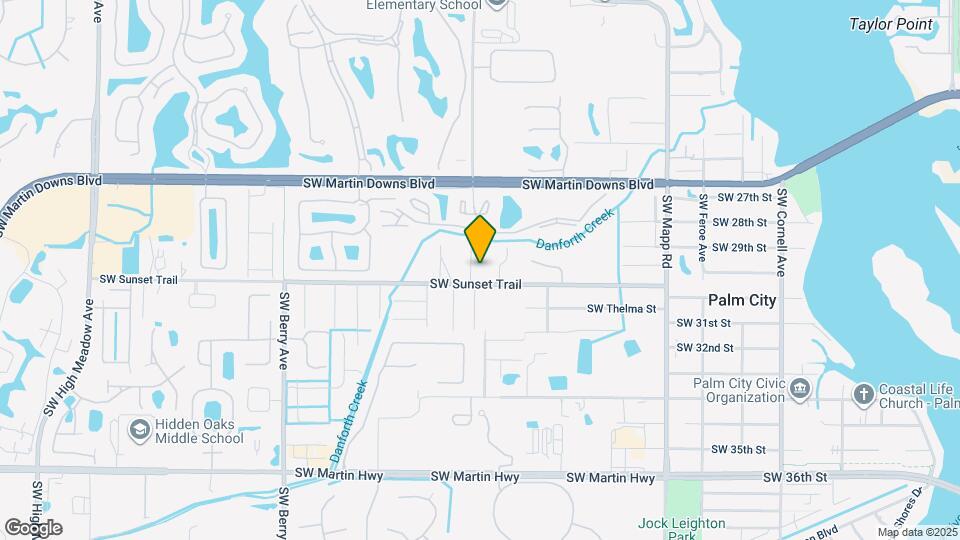 2981 SW Palm Brook Ct Map and Location Details