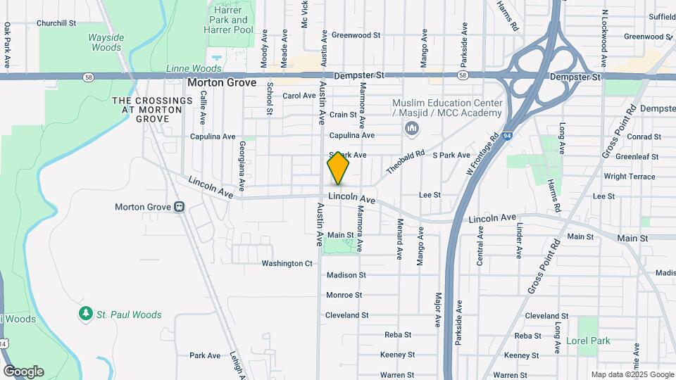 5926 Lincoln Ave Map and Location Details