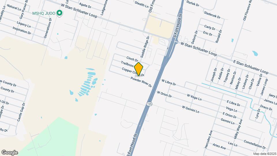 1205 Powder River Dr Map and Location Details