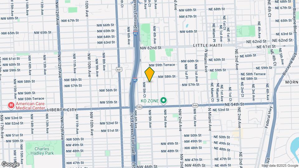 5700 NW 5th Ave Map and Location Details