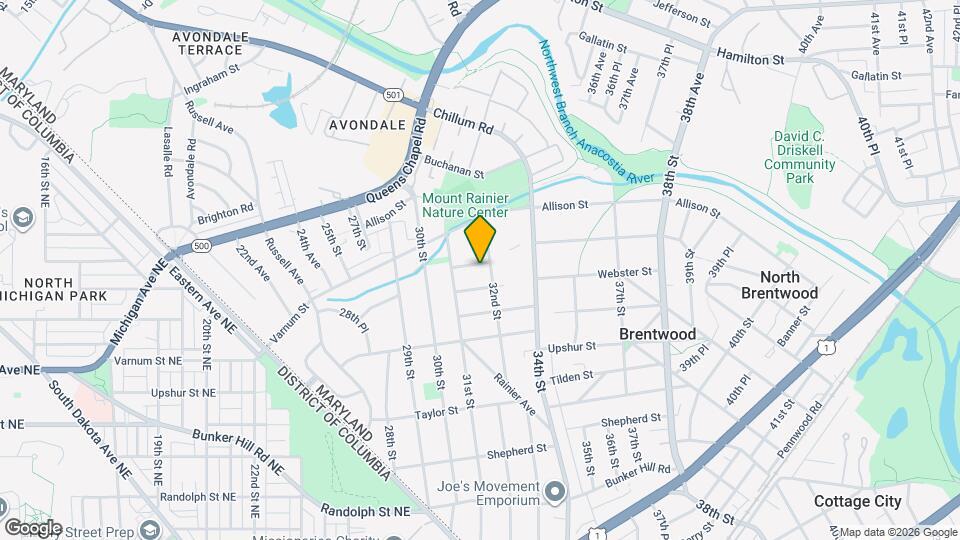 4510 32nd St Map and Location Details