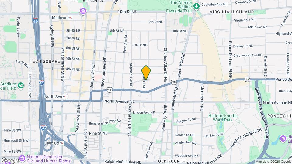 691 Durant Pl NE, Unit 3 Map and Location Details