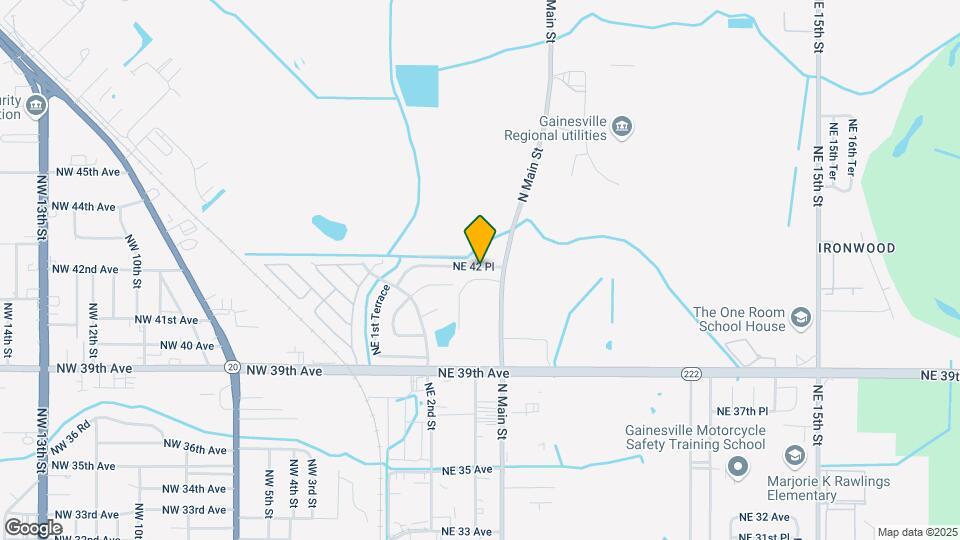 405 NE 42 Pl Map and Location Details