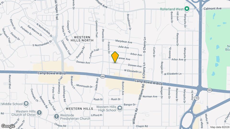 8117 Doreen Ave Map and Location Details